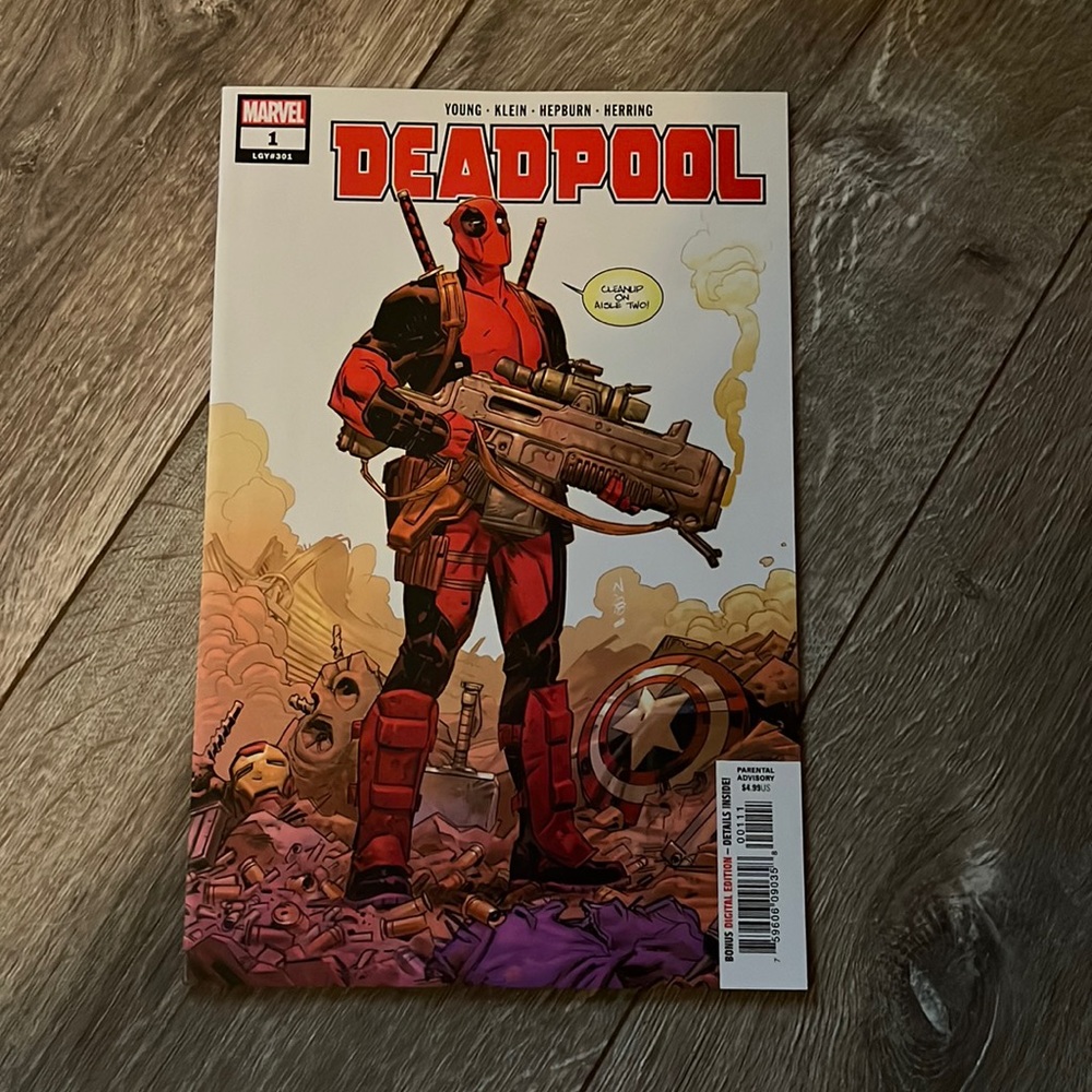 Marvel Deadpool #1, LGY301 Variant Comic